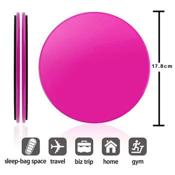 WorthWhile 1 Set Gym Fitness Core Sliders Gear On Carpet Hardwood Floors Home Abdominal Exercise Equipment Workout Accessories 4