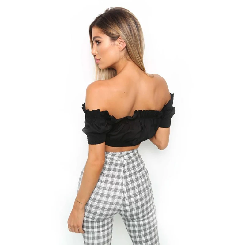 Summer Tube Top For Women Sexy Blouse Slash Neck Bra Topless Exposed Umbilical Top Summer Burst Cropped Top Women Intimates Summer Tube Top For Women Sexy Blouse Slash Neck Bra Topless Exposed Umbilical Top Summer Burst Cropped Top Women Intimates