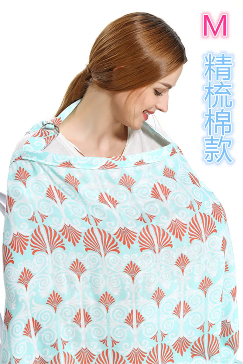 Breathable Breastfeeding Cover Baby Nursing Covers Cotton Mother Outdoor Baby Shawl Feeding Covers Apron Cover Maternity Pads
