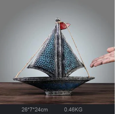 Abstract Sculpture Figurine Ornaments Sail Violin Coffee Machine Office Home Decoration Accessories Modern Decoration Craft