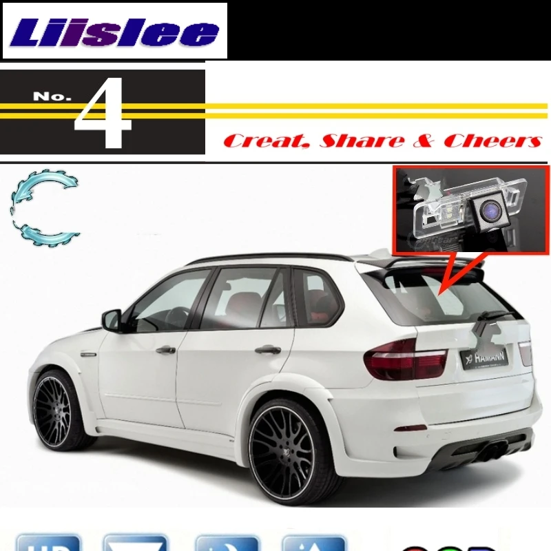 Liislee Car Camera For BMW X5 E53 E70 X5M 1999~2013 High Quality Rear View Back Up Camera For PAL NTSC to Use CCD With RCA