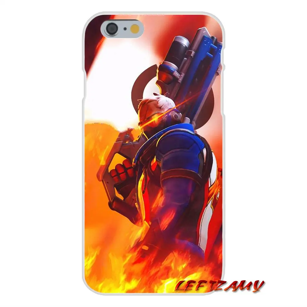 Для huawei P8 P9 P10 Lite 2017 Honor 4C 5X 5C 6X mate 7 8 9 10 Pro game Overwatch OW Soldier 76 аксессуары чехлы для