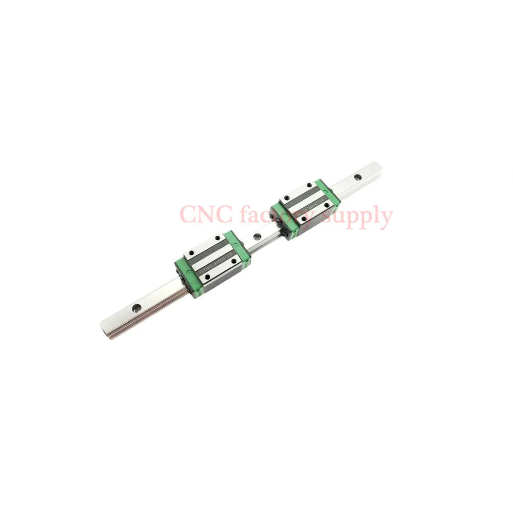 

3D print parts CNC router linear guide Linear rail sliding 1pc HGR25-L-500mm+2pcs HGH25CA carriage