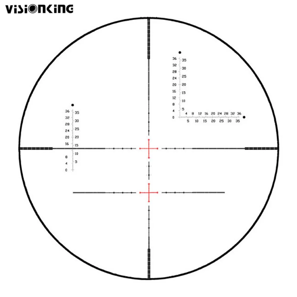 Прицел с ночным освещением Visionking 1 10X28 SFP оптический прицел для снайперской охоты
