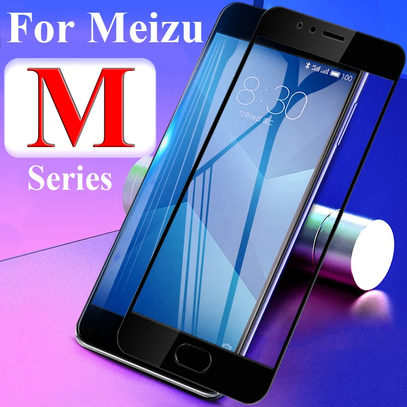 

Protective glass on for meizu m6 m5 note screen protector m5s m6s maisie m 5 6 s tempered armor maze mezu m5note m6note fim case