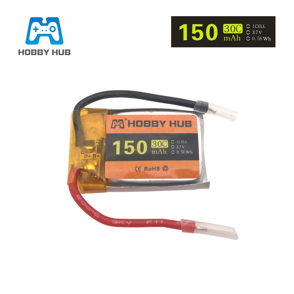 

1pcs Hobby Hub 3.7V 150mah 30C Lipo Battery For RC Syma S107 S107G Airplane Helicopter Drone battery For DIY Toys Battery