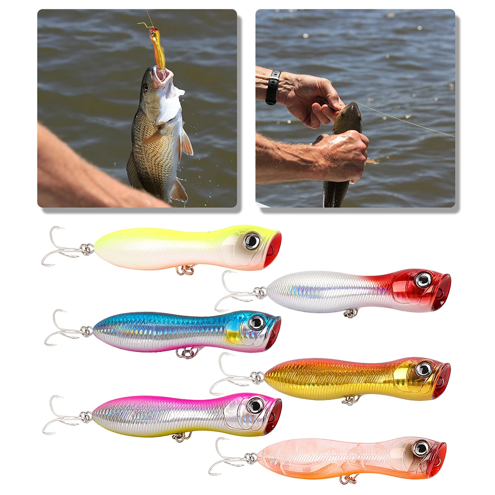 Popper Lure Sea Fishing Big Popper Hard Lure Fishing Lures Yellow Carp Fishing Tackle Pesca sea