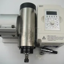 Cnc Комплект шпинделя ER11 air cooling 1.5KW шпиндель с 4 шт. подшипник+ 1 соответствует поддержка шпинделя+ 1 шт. 1.5kw invverter