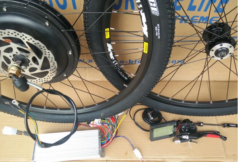 Perfect Kalosse 48V 1000W Electric bike wheels  Free shipping FEDEX  20/26/27.5/29/700C    bicycle Electric motor 26/29*2.1inch tires 2