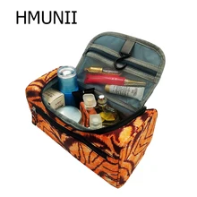 HMUNII Мужская подвесная сумка для макияжа нейлоновый дорожный Органайзер сумка для косметики для женщин большие потребности косметичка для мытья туалетных принадлежностей