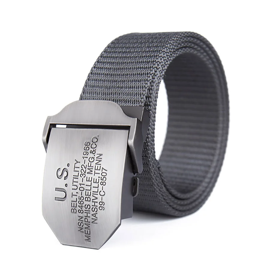 long big size new nylon material mens belt military outdoor tactical male jeans