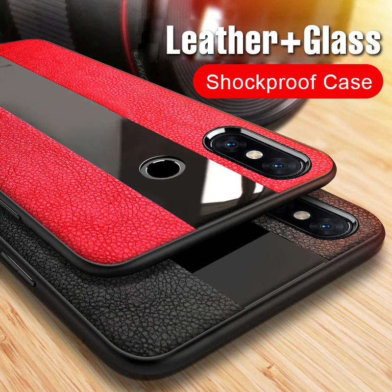 

Leather soft TPU Silicone case for Xiaomi mi 8 case for xiaomi mi a2 lite light cover xiomi mi8 6x a6 max3 6 pro redmi 6pro 6 a