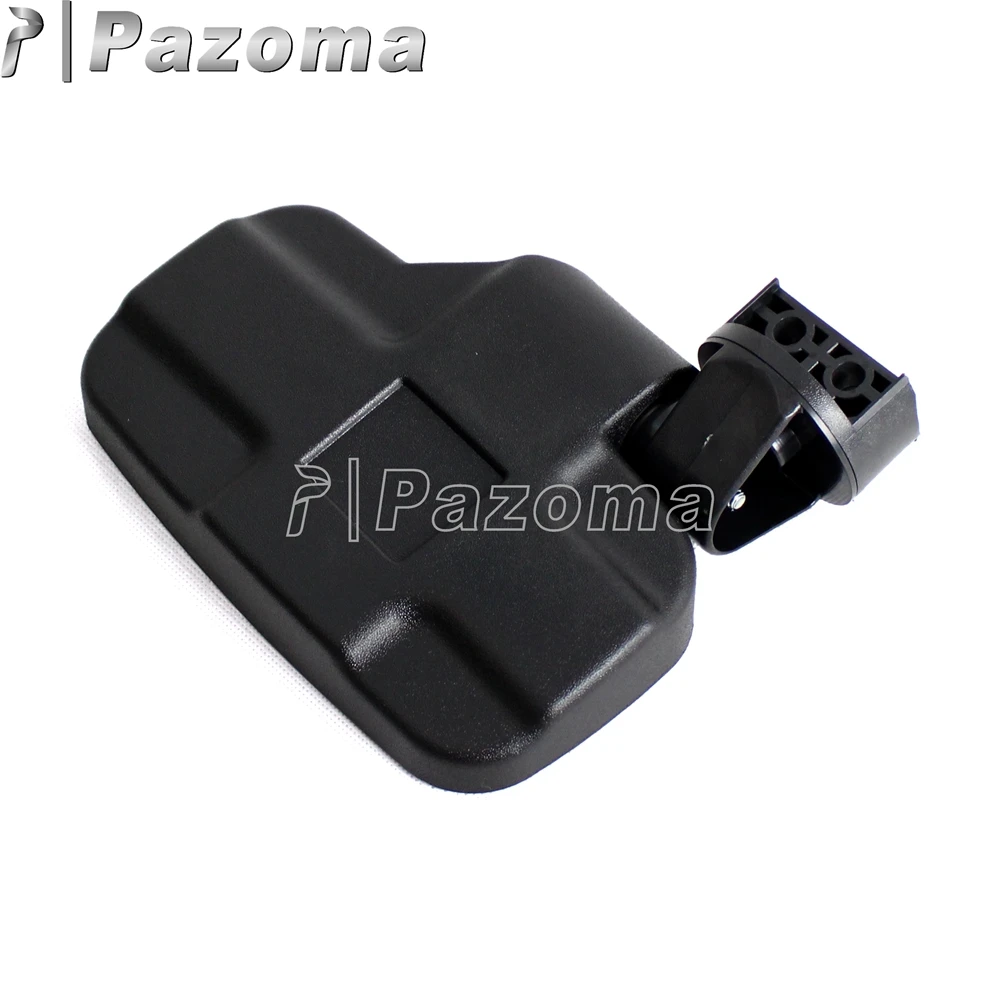 Черный Зеркало заднего вида 1.7" 2" зажим ударопрочной резины pad зеркала для Polaris RZR Ranger yamaha rhino utv xuv hpx RSX