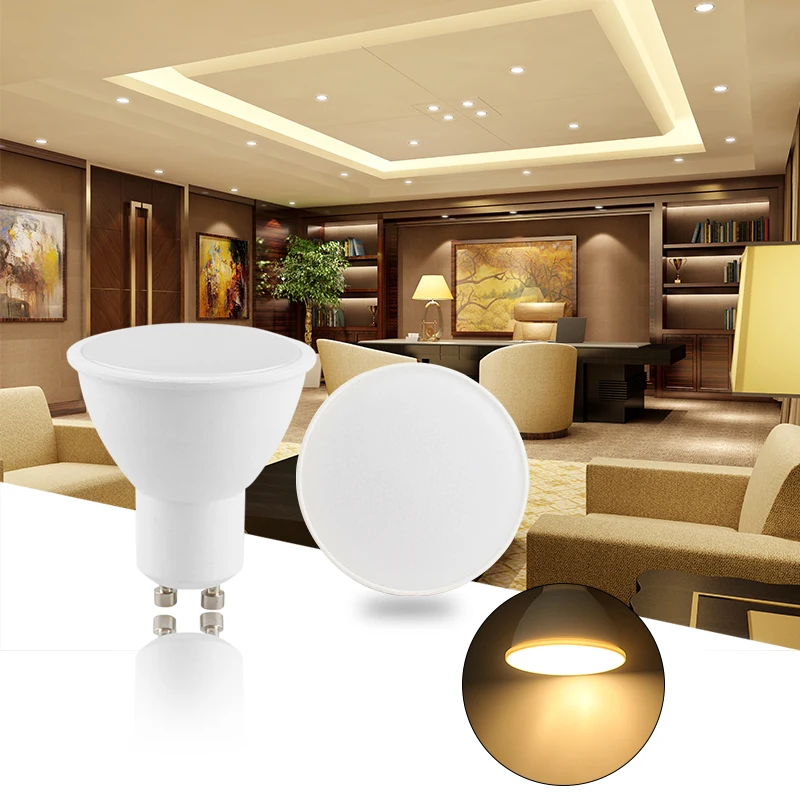 GU10 LED Bulb 6W 220V Led Lamp GU Lampada Condenser lamp Diffusion Spotlight Energy Saving Home