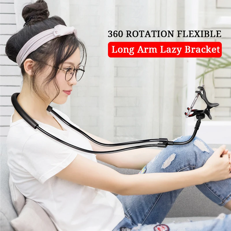 

Flexible Long Arm Lazy Holder Bed Gooseneck Cellphone Bracket Desk Table Car Clip Stand For iPhone Samsung Mobile Phone Holder