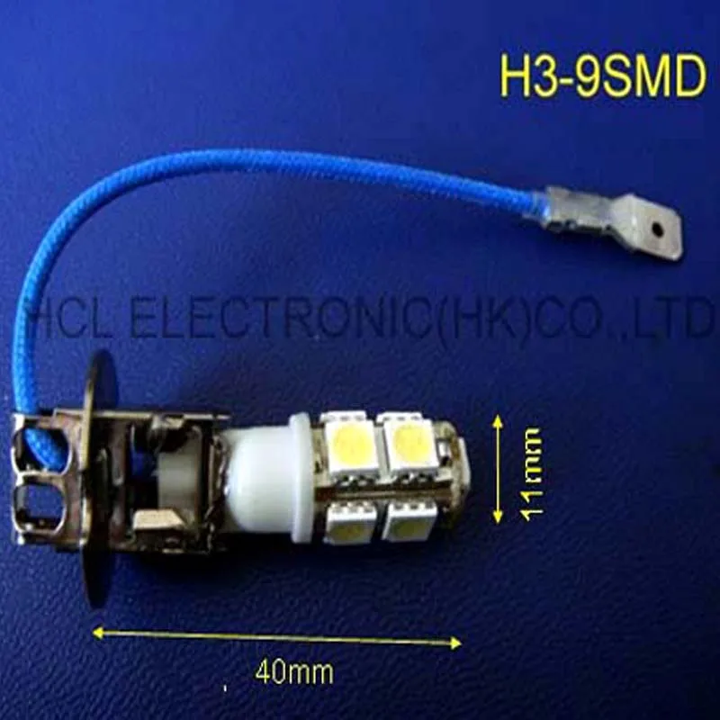 

Hot sale 5050 12v H3 Car led fog lamps,Auto LED H3 bulb,12V H3 car led lights free shpping 50pcs/lot