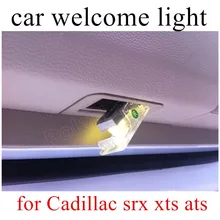 2X1 Вт автомобильный проектор Дверь светодиодный логотип лампа Призрачная тень света для C-adillac srx xts ats автомобильное освещение украшения