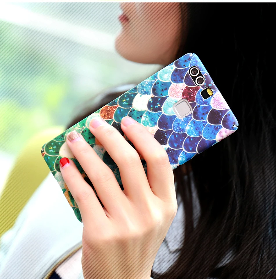 KISSCASE Mermaid 3D Colorful Scales Case For Samsung Galaxy S7  Edge A3 A5 2017 Hard Cover For Xiaomi Mi5 For Huawei P9 P9 Plus (11)