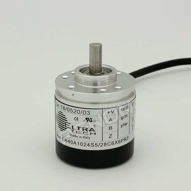 New EH40A1024S5 / 28C6X6PR2 eltra rotary encoder shaft diameter 6mm solid shaft new eb38s6 2500 6lg2 times to 2500 lines rotary encoder solid shaft 6mm
