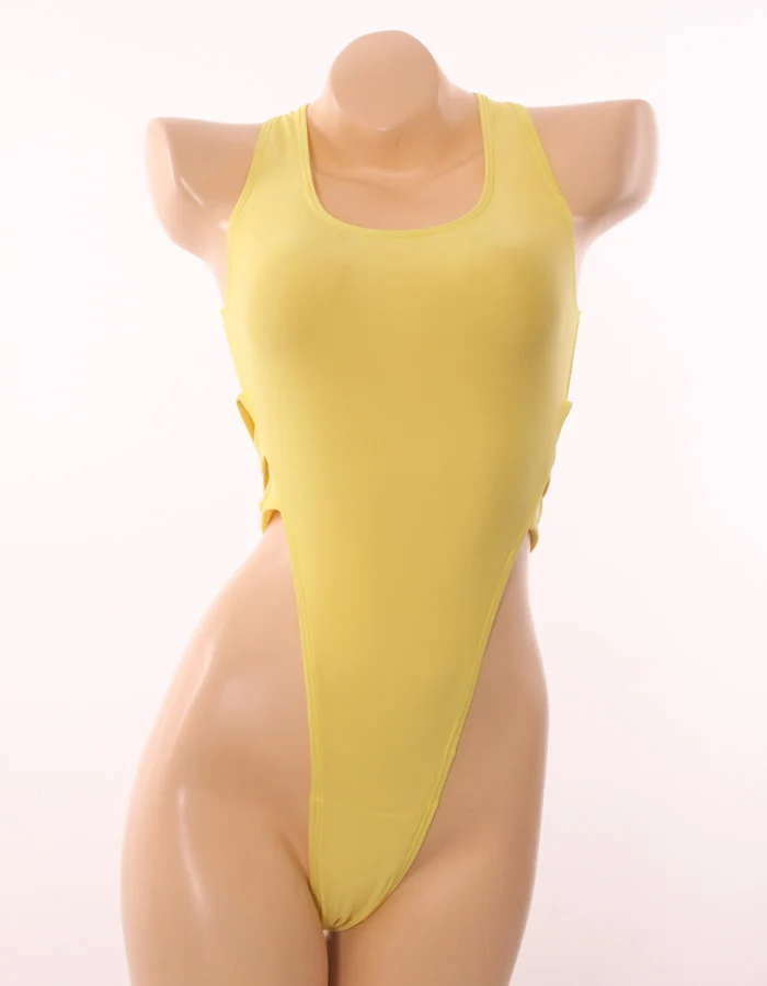 BANDEA, купальник, женский купальник,, бикини, сексуальный, Цельный купальник, открытая спина, с высокой посадкой, купальник, женские стринги, купальники - Цвет: Цвет: желтый