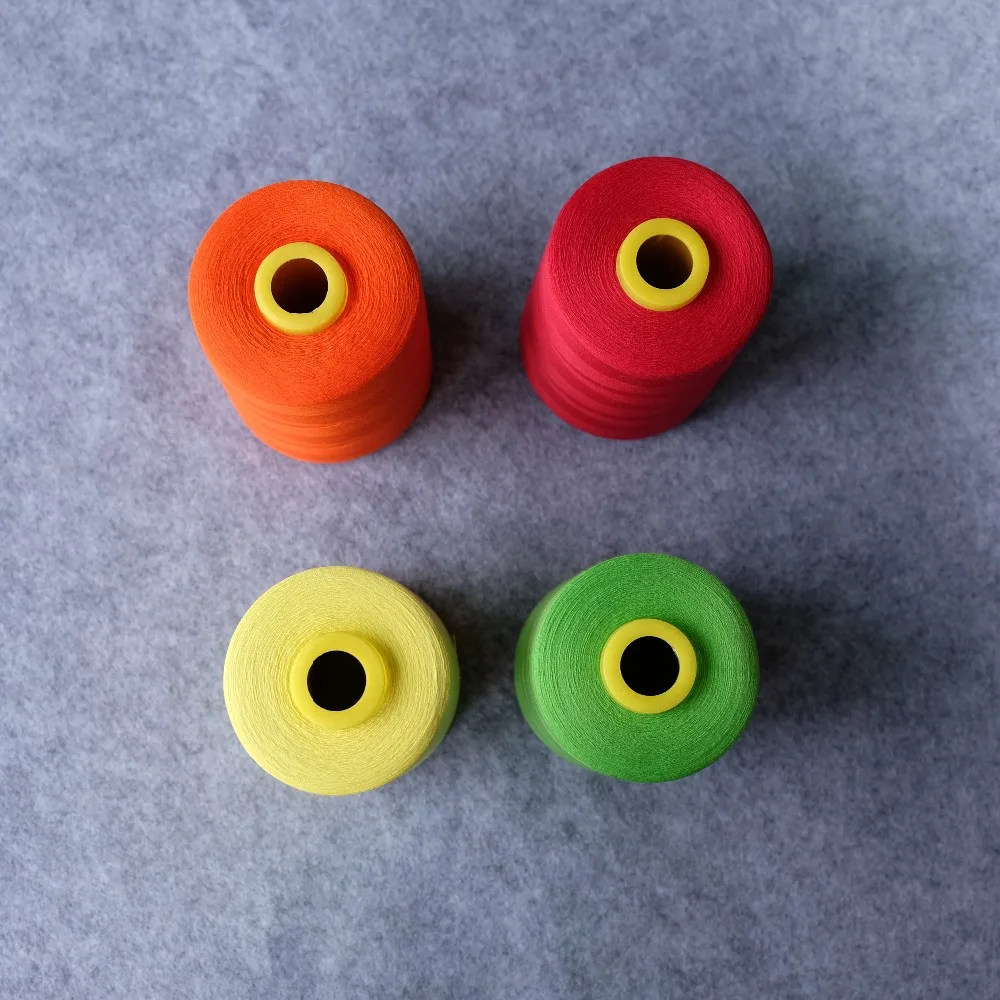 

Tex 40 Cotton Poly Corespun Sewing Thread 6000Yds for denims and jeans similar Coats Dual Duty Lemon Yellow