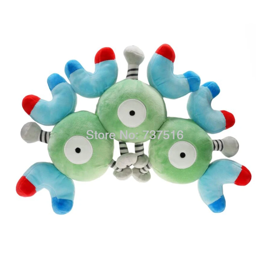 Аниме три в одном Магнитный Монстр Magneton плюшевые детские мягкие игрушки животные мягкая кукла подарок Рождественские подарки 12 дюймов