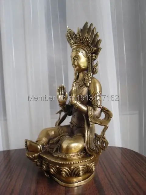 Буддийская из бронзы Tara-Who выкупорит Демонов и защищает от войны статуя Будды бронзовая отделка Будды целебная статуя