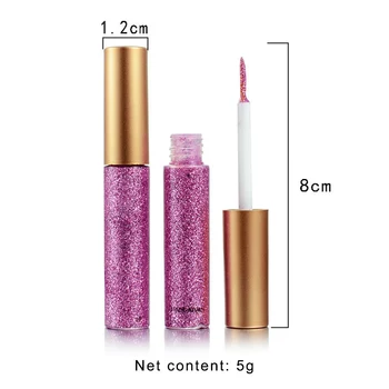 

10Pcs/Set Glitter Makeup Eyeliners Easy to Wear Waterproof Pigmented Liquid Eyeliner Cosmetic Tools 669