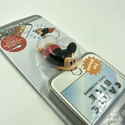 Протектор кабеля Минни Микки Дональда медведя для Iphone Winder Bite аксессуар для телефона, держатель модель животного забавная игрушка