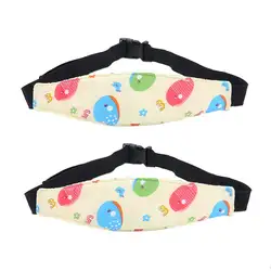 2-Pack Baby Head support, регулируемый малыш младенец безопасность детской коляски сиденье голова поддержка шеи бежевый