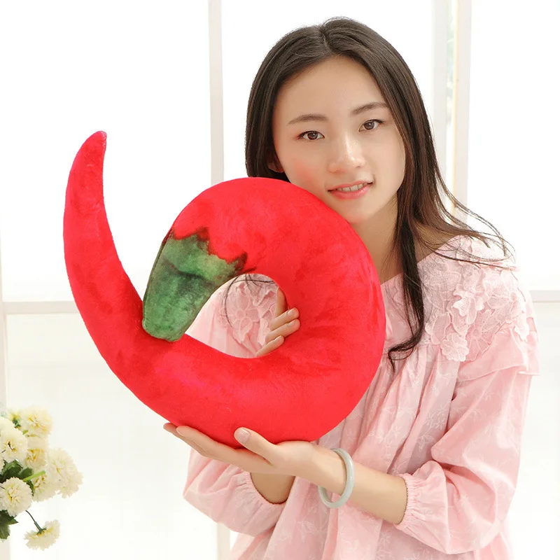 1PC food Pattern Pillows U Shaped Neck Pillow Cushion 3D Fruit Pattern Car Neck Protection Pillows travel pillow neck