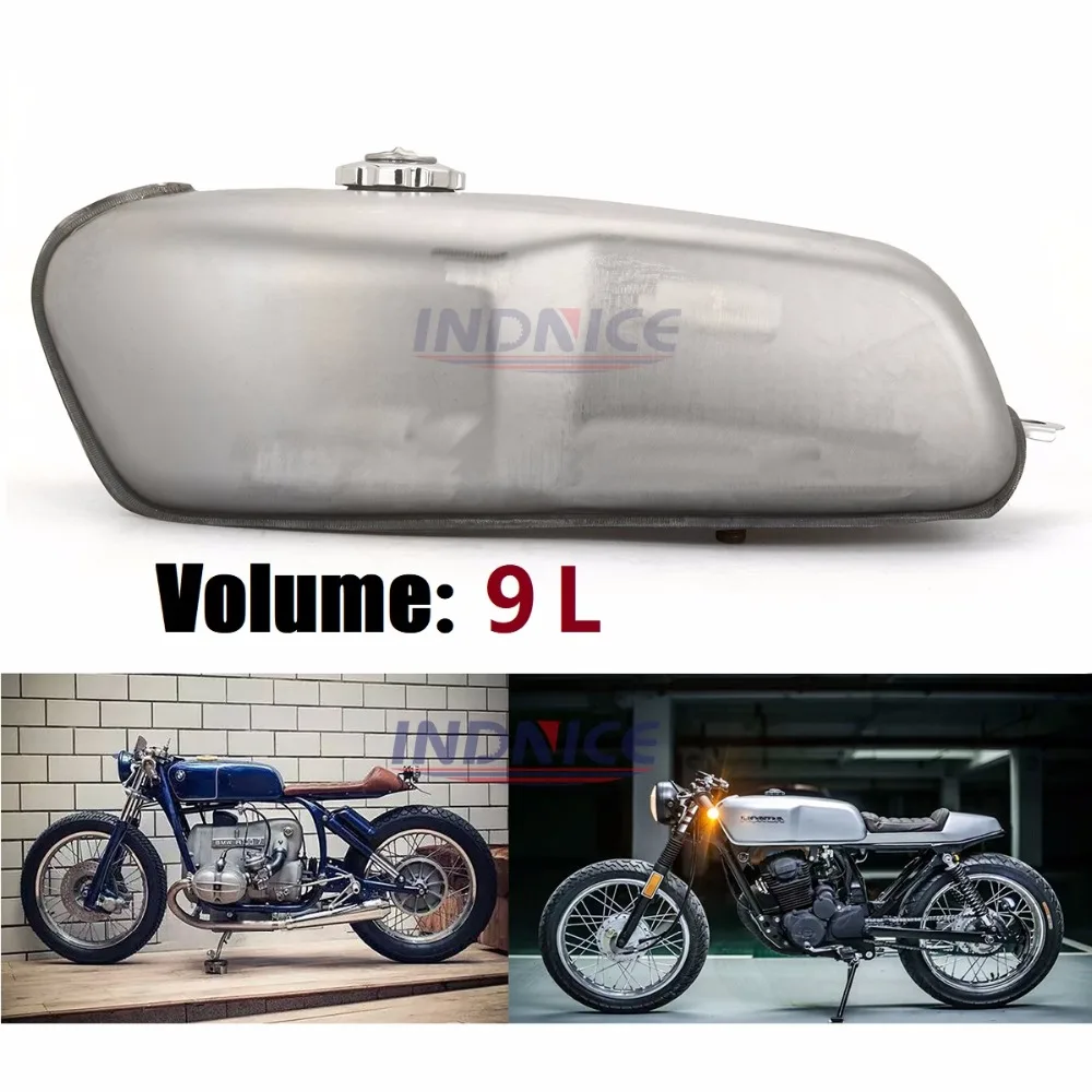 Универсальный топливный бак для мотоцикла Cafe Racer 9 л 2 4 галлонов Для YAMAHA RD 50 350 400 500