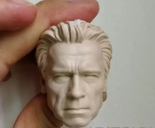 1/6 шкала Мужская голова модель Sculpt1: 6 шкала Арнольд Шварценеггер мужская белая голова скульптура резьба для 12 "человек фигурка игрушки