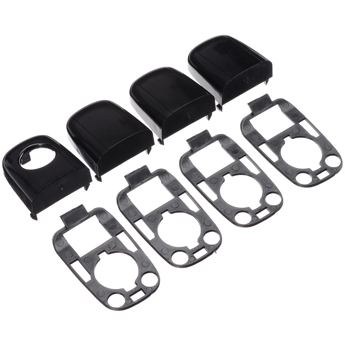 8pcs Left and Right Door Handle End Cap With Seal Handle Cap Kit For Peugeot 307 For Citroen C2 C3