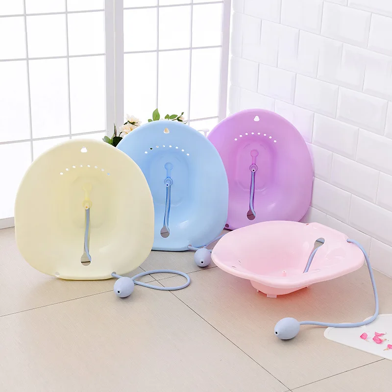 

1PC Bathroom Bidet Squatting Bath Basin Gynecological Maternal Child Bidet Plastic Portable Pregnant Squat Toilet Anti-skid Tool
