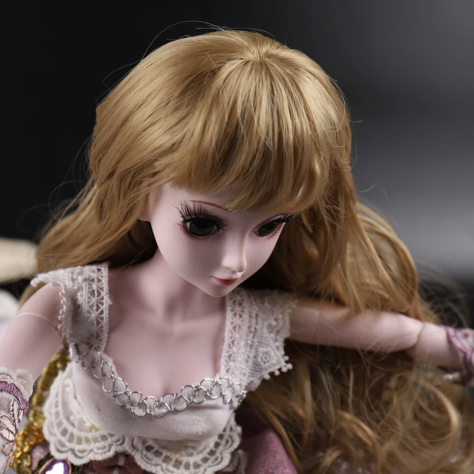 Cataleya 1/3 1/4 BJD волосы высокая температура длинные серые прямые и Курчавый BJD парик SD для BJD куклы