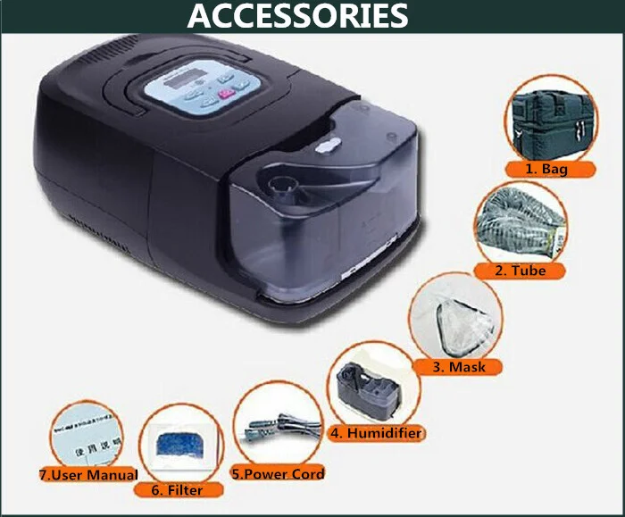  Doctodd GI APAP Portable Medical Home Use Auto CPAP APAP Breathing Machine Breathing Ventilator For