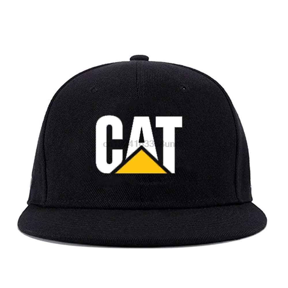 

Summer Cool Hip Hop Hat Custom Caterpillar Logo Outdoor Sport Cap Unisex