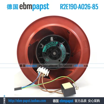 

ebmpapst R2E190-AO26-85 AC 230V 0.26A 0.34A 58W 75W 190x190mm Server Cooling Fan