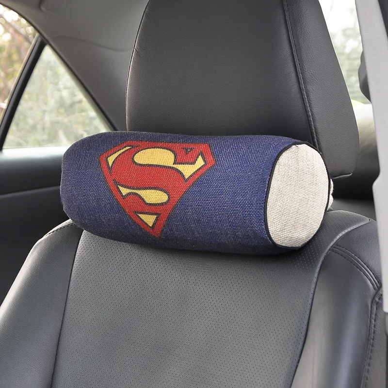 Superman car headrest neck pillow marvel cartoon The Avengers car head