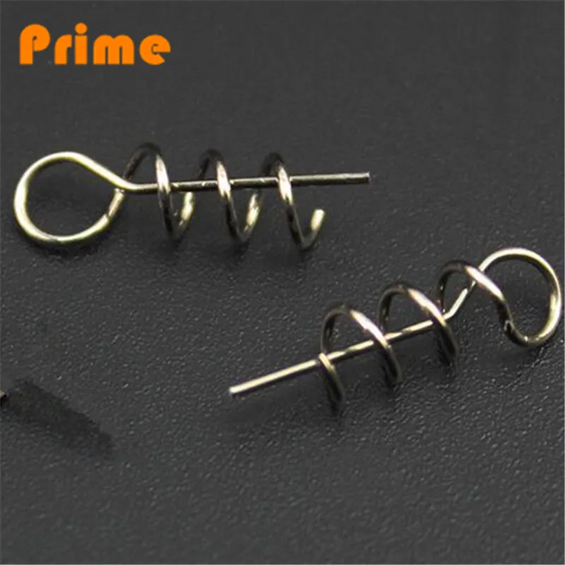 

90pcs Fishing bait screw Assist Soft Baits holder Hook Soft Lures Pin Spring Fixed Lock Fishing Screw Dagger Fishing Tools