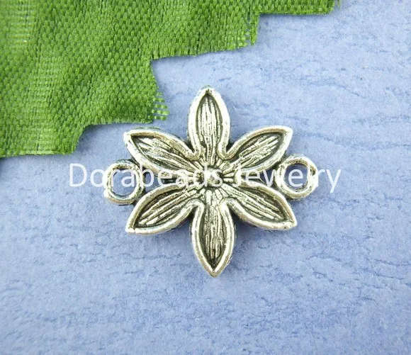 

Lovely 40PCs Beautiful Flower Connectors 16*18mm (B00475)