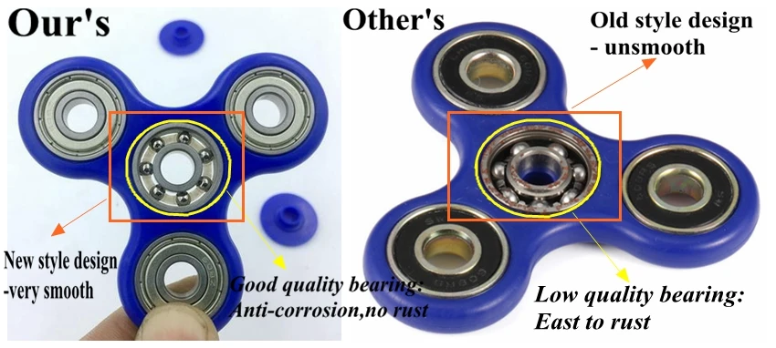 1 шт. детский подарок EDC Tri-Spinner игрушки краб ручной Спиннер металлический Спиннер палец гироскоп взрослые с СДВГ декомпрессия Спиннер игрушка