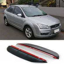 Para ford focus De 2004 para 2010 a Partir De 2011 a 2015 2 PCS espelho Retrovisor chuva sobrancelha espelho espelho lateral chuva viseira acessórios