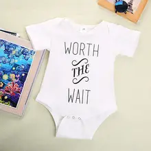 Toddler Baby Boys Girls Bowtie Organic Cotton Romper Playsuit Outfits Bebe