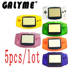 Galyme 5 шт./партия, 7 цветов, выберите пластиковый чехол для игровой консоли для ремонта, подходит для GameboyAdvance DMG GBO для мальчиков, подарок для детей с резиновыми подушечками