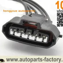 Longyue 10 шт. 5 Pin MAF датчик; Разъем для подключения массового воздушного потока двигателя косичка чехол для Toyota Lexus is300 GS300 8"