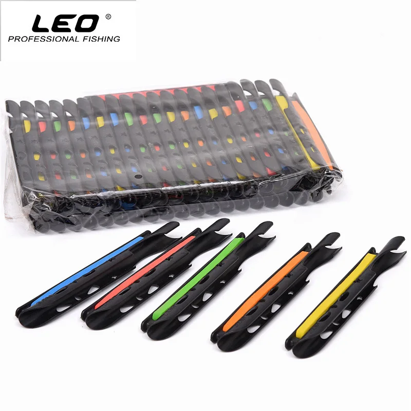 

LEO 2pcs/pack Plastic Fishing Coiling Plate Clip On Rod Lines Winding Plate EVA Fishing Line Holder Fishing Tackle Accessories