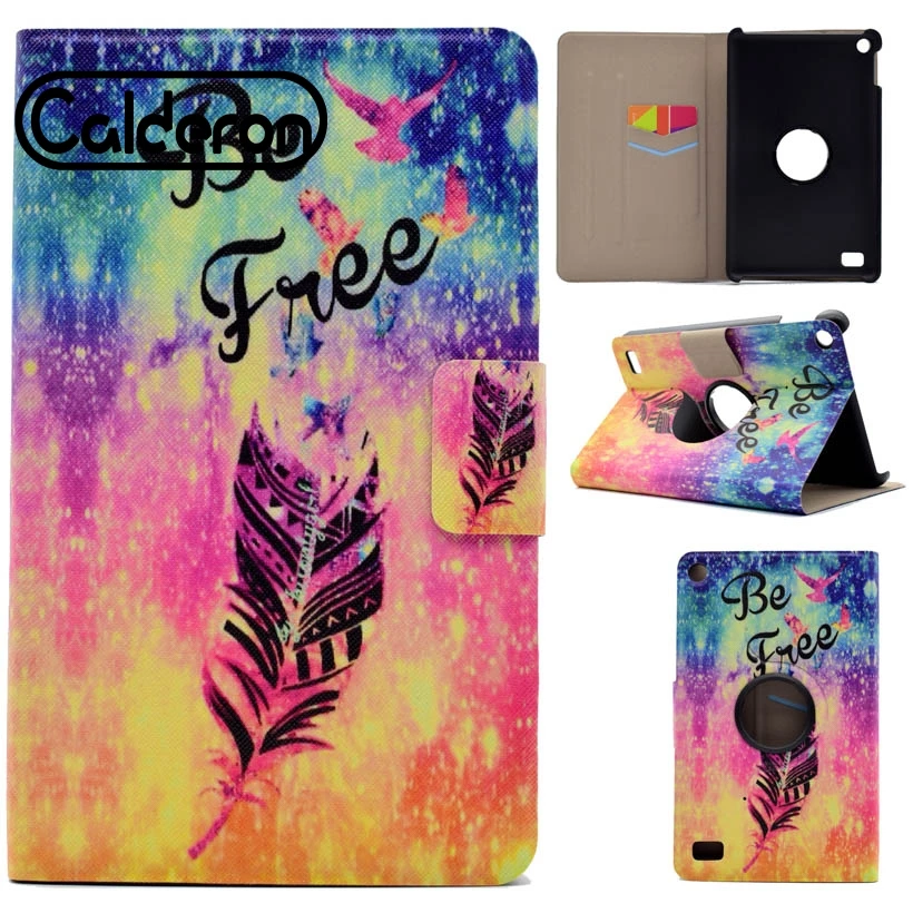 

PU Leather Case For Amazon Kindle Fire 7 2015 HD 8 HD8 Flip Cover HDX 7 HDX7 Paperwhite 1 2 3 New Kindle Cases Stand Function
