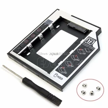 Новый универсальный 9.5 мм SATA 2nd диск SSD жесткий диск Caddy для CD DVD-ROM Оптический Bay Z09 Прямая поставка